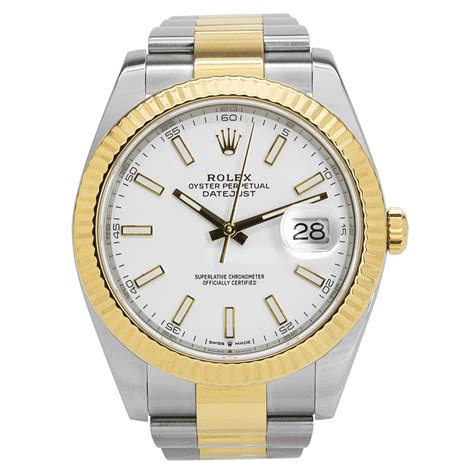 rolex datejust 41 bi metal|rolex datejust 41 woman.